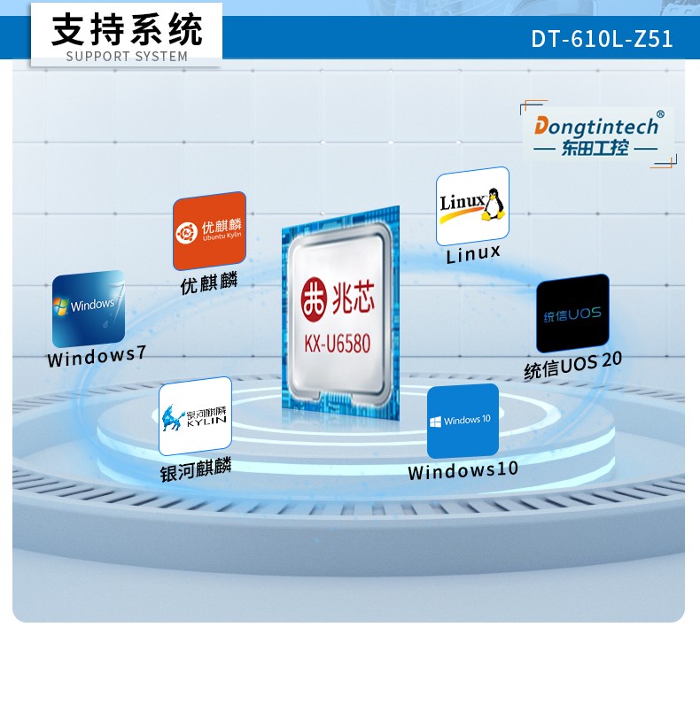 國產(chǎn)化工控電腦|兆芯處理器主機|DT-610L-Z51