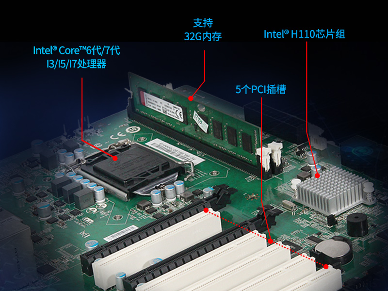 東田酷睿6代工業(yè)電腦|4U工控機(jī)|DT-610L-WH110MA