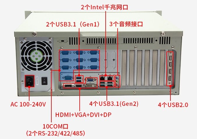 東田長(zhǎng)坡鎮(zhèn)工控機(jī)【DT-810E-JQ370MA】