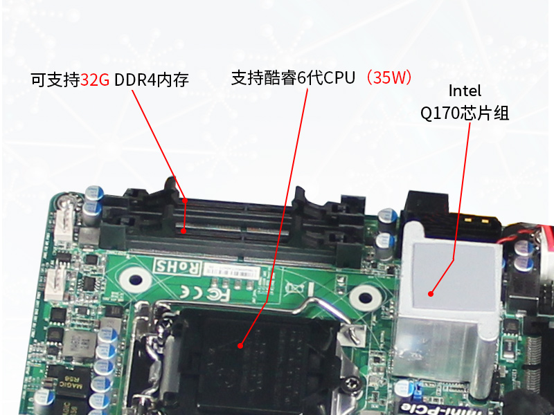 鄂爾多斯東田工控主機|嵌入式6串口6USB工業(yè)電腦|DTB-3042-Q170