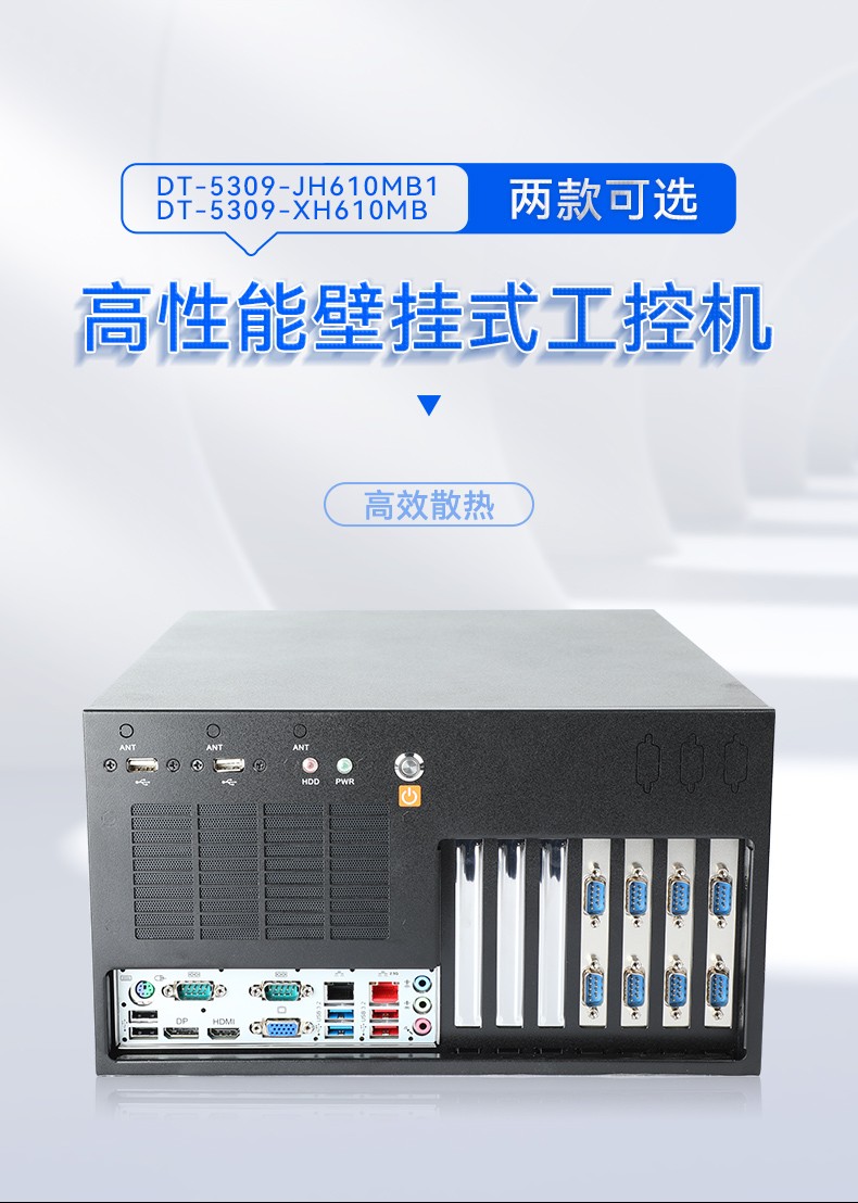 壁掛式嘉興工控機(jī),13個(gè)USB主機(jī)電腦,DT-5309-JH610MB1.jpg