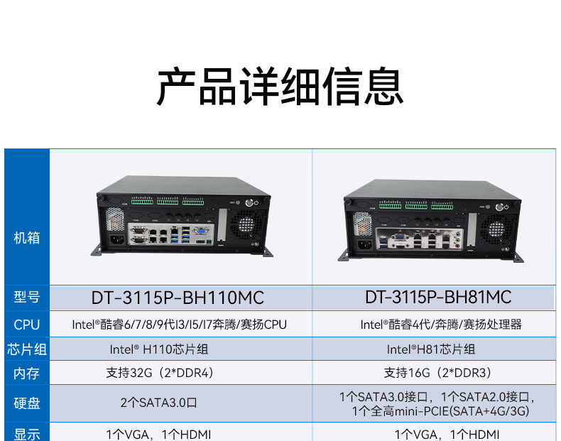 桌面式呼倫貝爾工控機(jī),酷睿6/7/8/9代工控上位機(jī),DT-3115P-BH110MC .jpg